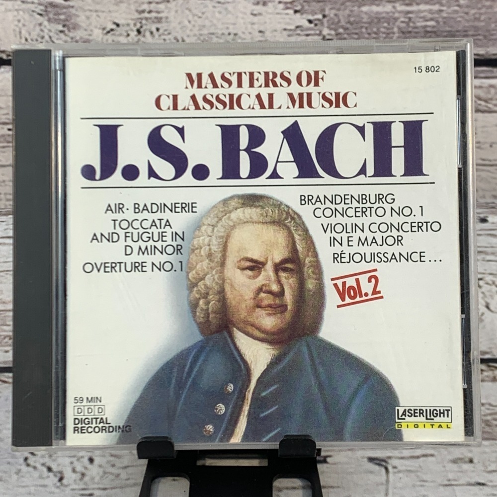 J.S. Bach – Masters Of Classical Music, Vol.2: J.S.‎ Bach [CD 1988]